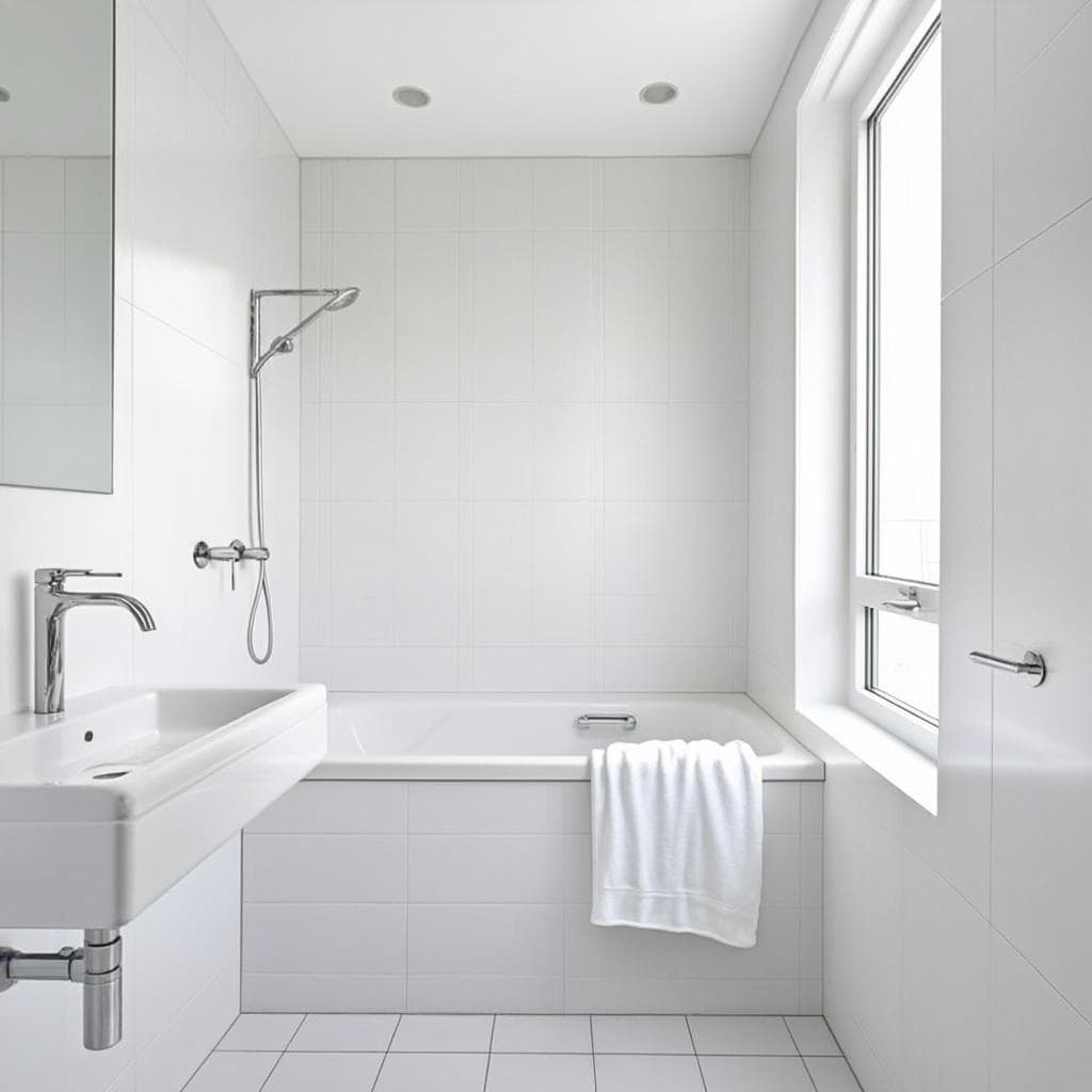 Salle de bain désinfectée à Montréal par Bleu-Ménage